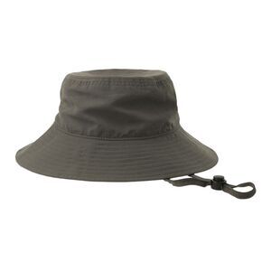 Atlantis Unisex Adult Pico Nylon Unstructured Bucket Hat / Dark Grey